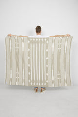 The Arrow Fleece Throw | Khaki