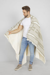The Arrow Fleece Throw | Khaki