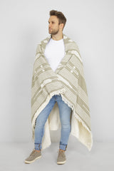 The Arrow Fleece Throw | Khaki