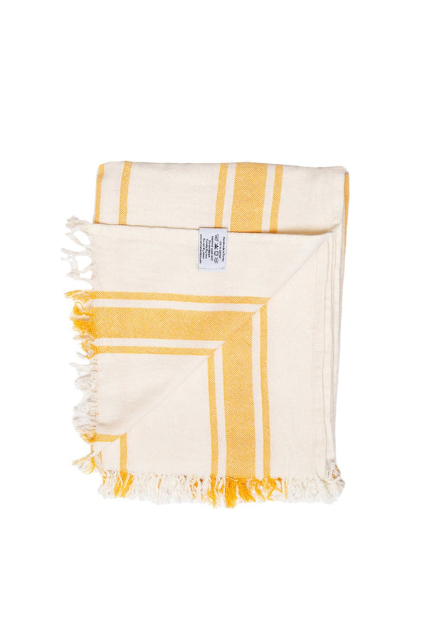 The Willow Turkish Towel | Saffron