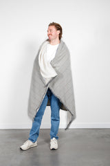 The Everest Fleece Throw | Grey