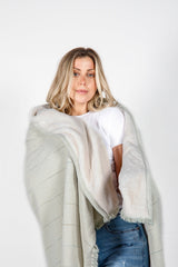 The Everest Fleece Throw | Sage