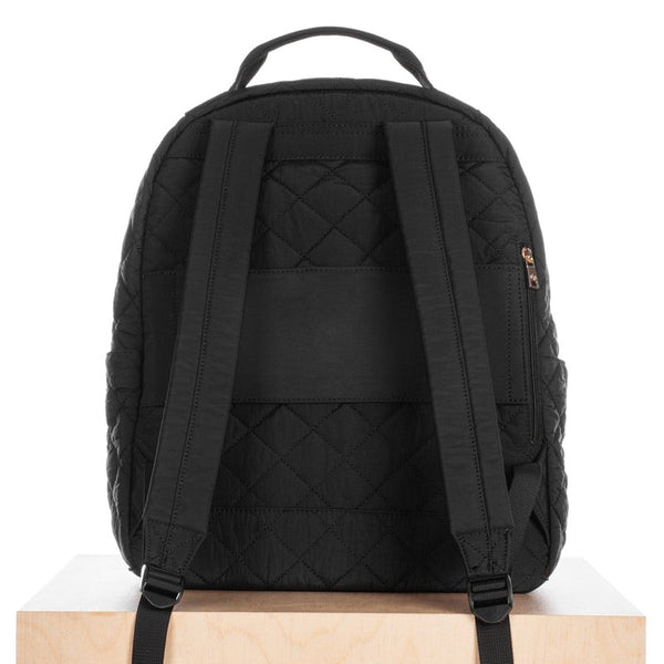 Quilted Backpack | Black