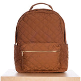 Quilted Backpack | Walnut