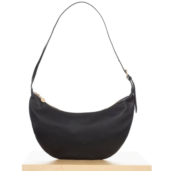 Slouchy Crossbody | Black Pebble