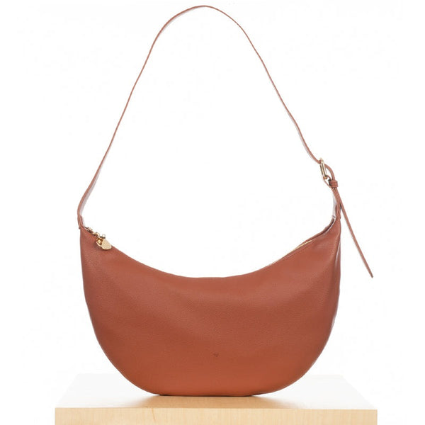 Slouchy Crossbody | Walnut Pebble