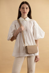 Compact Satchel Mini | Beige