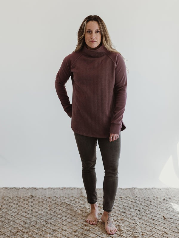 Woodland Dusk Sweater | Berry