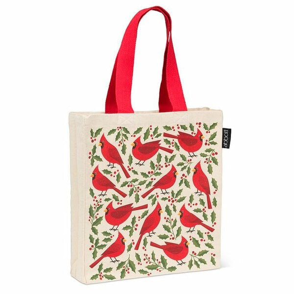 Cardinals & Holly Tote Bag