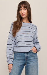 Darby Stripe Sweater | Skyline