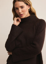 Emerge Sweater | Chocolate Cherry