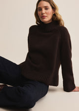 Emerge Sweater | Chocolate Cherry