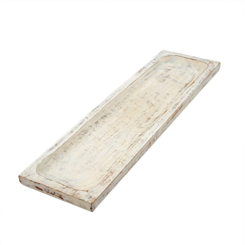 Whitewashed Wooden Tray {Pick Up Only}