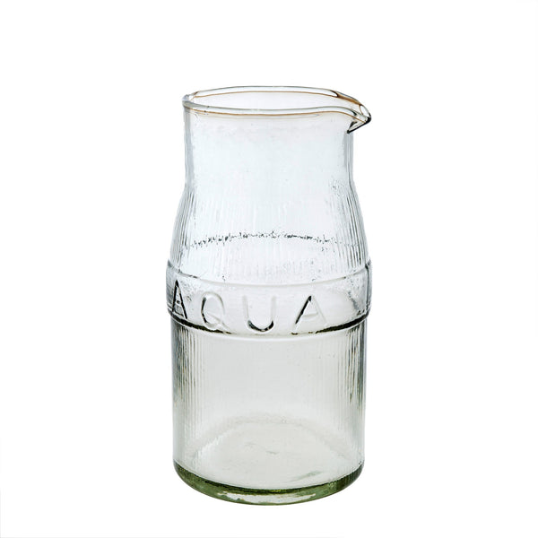 Pressed Glass Water Pitcher - FINAL SALE