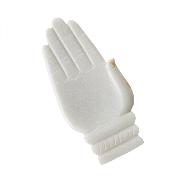 Marble Hand Dish | White - FINAL SALE