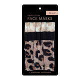 Cotton Mask 3 pc Set | Leopard - FINAL SALE