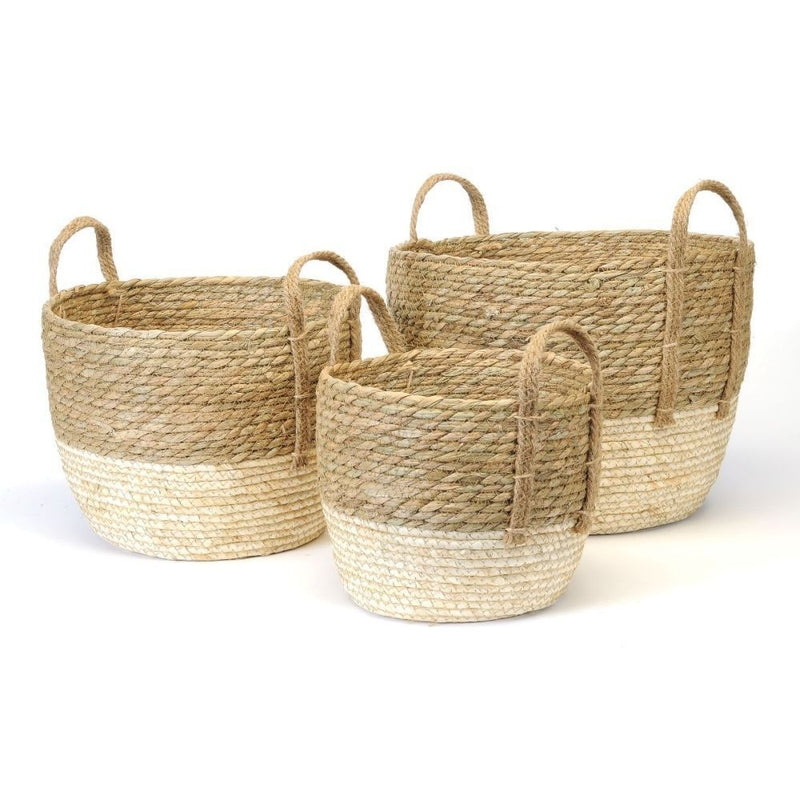 Maize Basket | Natural & Cream