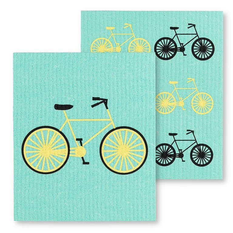 S/2 Swedish Dishcloths | Bicycle