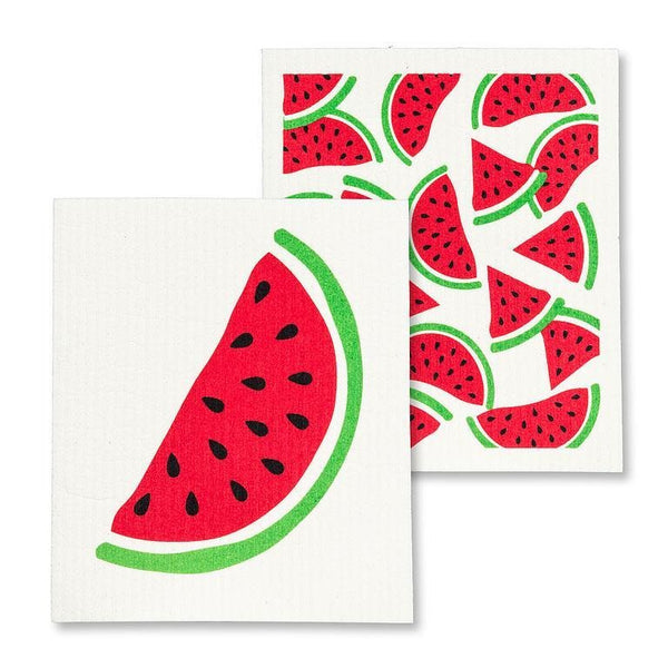S/2 Swedish Dishcloths | Watermelon