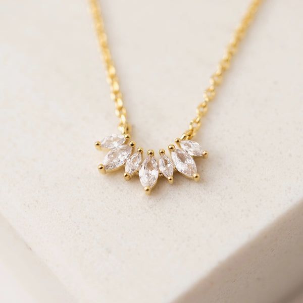 Crown Necklace | Clear
