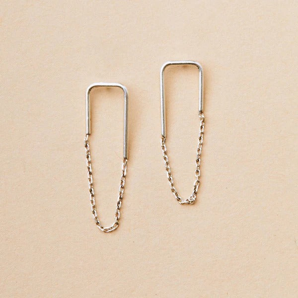 Refined Earring Collection | Filament Stud/Sterling Silver