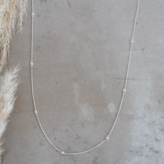 Evelyn Necklace | Silver