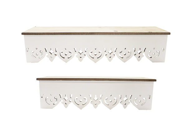 Lace Edge Wood Shelf {Pick Up Only}