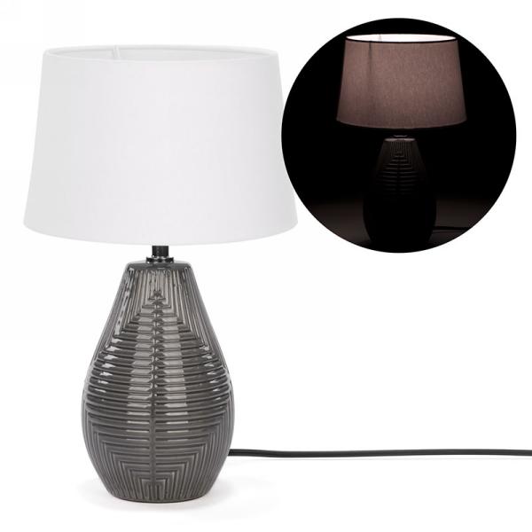 Table Lamp | Grey {Pick Up Only} - FINAL SALE