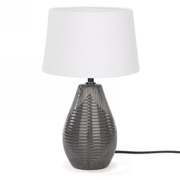 Table Lamp | Grey {Pick Up Only} - FINAL SALE