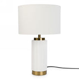 Table Lamp | White & Gold