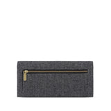 Logan Long Wallet | Vegan Grey Wool - FINAL SALE