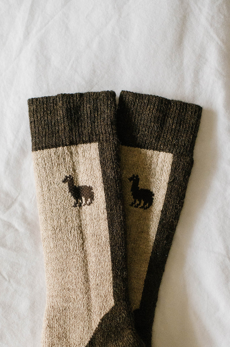 Hiker Alpaca Socks | Pinecone