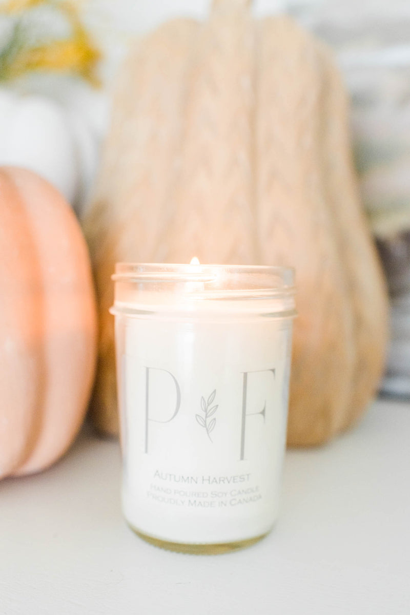 Autumn Harvest 8oz Soy Candle