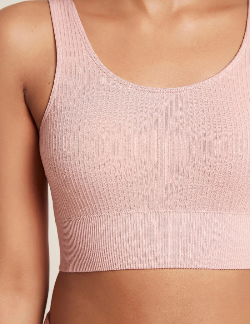 Ribbed Seamless Bra | Dusty Pink - FINAL SALE