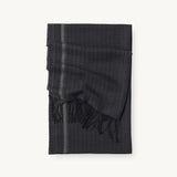Alpaca Silk Wrap | Obsidian