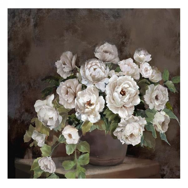 Canvas Art | Cream Peonies {Pick Up Only}