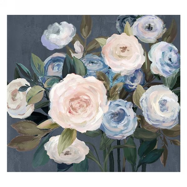 Canvas Art | Pink & Blue Florals {Pick Up Only}