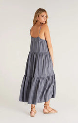 Waverly Striped Maxi Dress | Worn Indigo - FINAL SALE